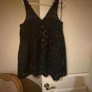 Maeve Black Mini Dress